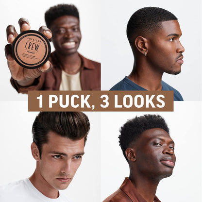 American Crew Men's Hair Pomade Duo Gift Set – Medium Hold & High Shine, Travel Size 2.35 oz Each Avelisse