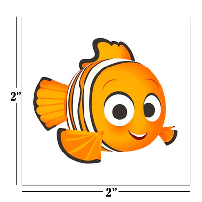 Disney Finding Nemo Temporary Tattoos Party Favors Bundle - 72 Perforated Individual 2x2 Inch Tattoos for Kids, Boys, Girls - Finding Dory Party Supplies Avelisse