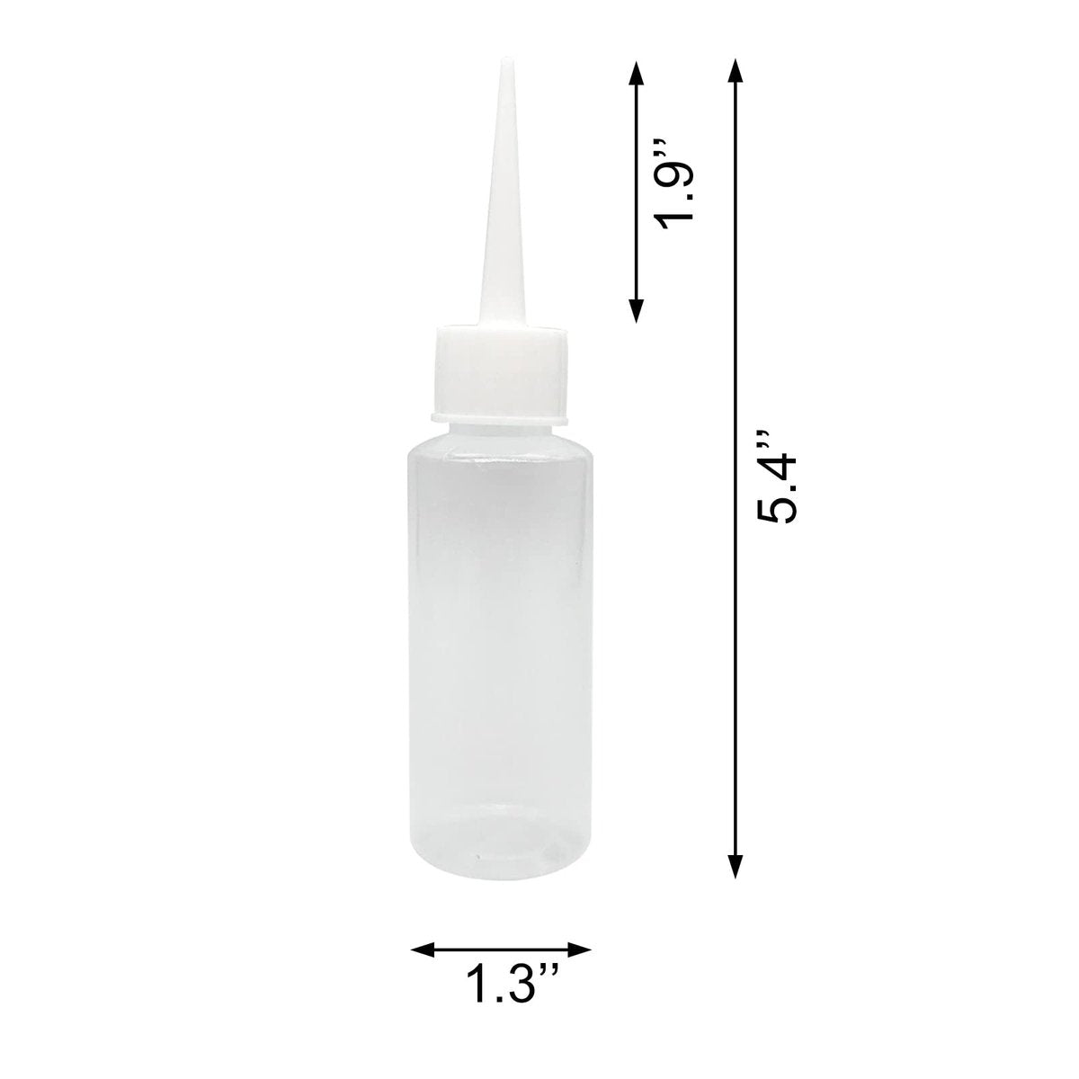 BlingKingdom 6-Pack 50ml Squeeze Applicator Bottles – Precision Plastic Glue Bottles for Hair Salon, Paint Art, Crafts, and Liquids - görsel 9