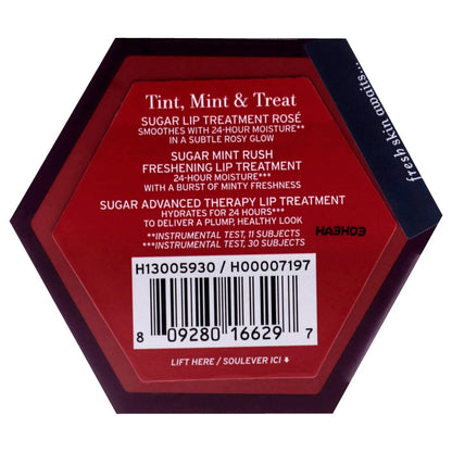 Fresh Tint & Treat Lip Care Set - Advanced Therapy, Mint Rush, and Sugar Rosé | 3-Pack Lip Balms