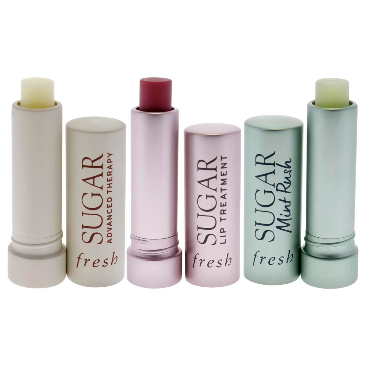 Fresh Tint & Treat Lip Care Set - Advanced Therapy, Mint Rush, and Sugar Rosé | 3-Pack Lip Balms - görsel 3