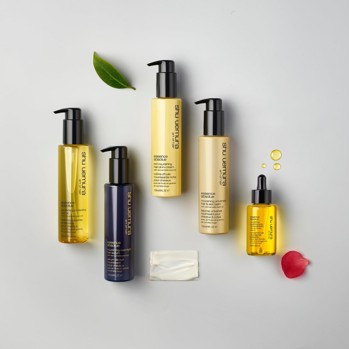 shu uemura art of hair Essence Absolue Nourishing Cream - Heat & UV Protection, Hydrating Hair Cream for All Hair Types, 5 Fl Oz Avelisse