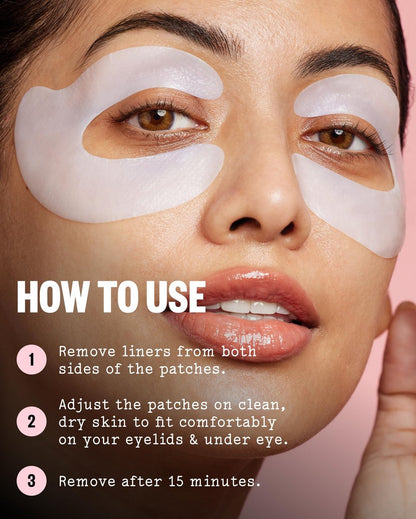 PEACE OUT Retinol Eye Lift Patches – 360° Biocellulose Mask with Encapsulated Retinol, Peptides & Hyaluronic Acid for Fine Lines & Wrinkles (5 Pairs) Avelisse