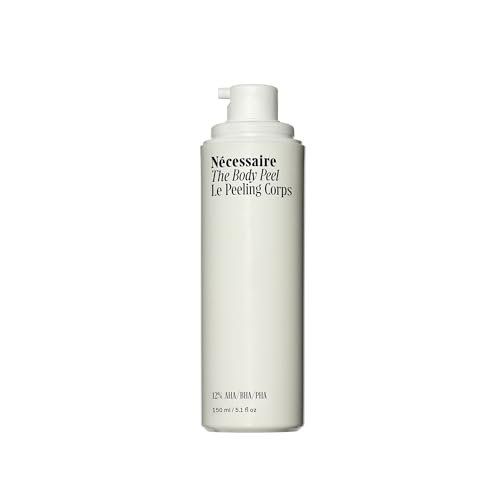 Nécessaire The Body Peel – Resurfacing Serum with 10% AHA, 1% BHA, 1% PHA for KP, Ingrowns, Strawberry Skin & Discoloration – Dermatologist-Tested, Hypoallergenic, Non-Comedogenic (150ml) Avelisse