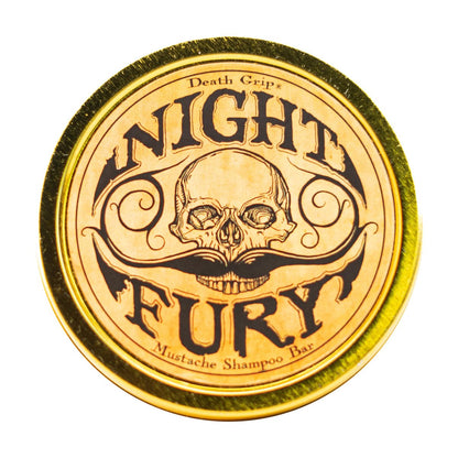 Beard & Mustache Wash 4oz Shampoo Bar Night Fury | Natural Beard Care | Men's Face Wash | Goat’s Milk Shampoo Bar Avelisse