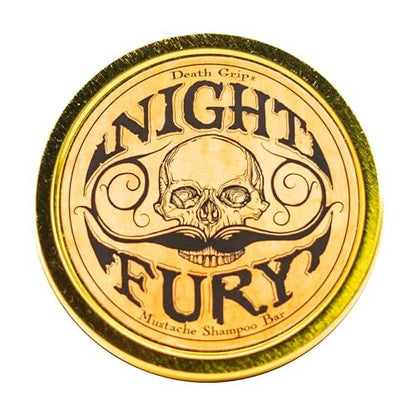 Beard & Mustache Wash 4oz Shampoo Bar Night Fury | Natural Beard Care | Men's Face Wash | Goat’s Milk Shampoo Bar Avelisse
