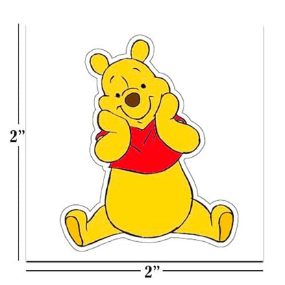 Disney Winnie the Pooh Temporary Tattoos for Kids - 72 Pack Party Favors Bundle