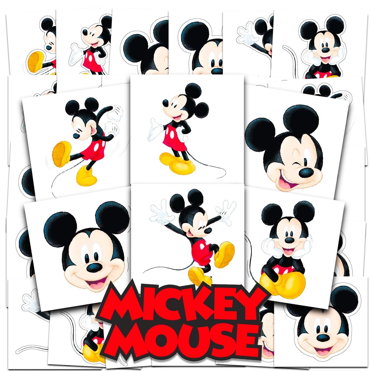 Disney Mickey Mouse Temporary Tattoos Party Favors – 72 Count Bundle for Kids - görsel 1