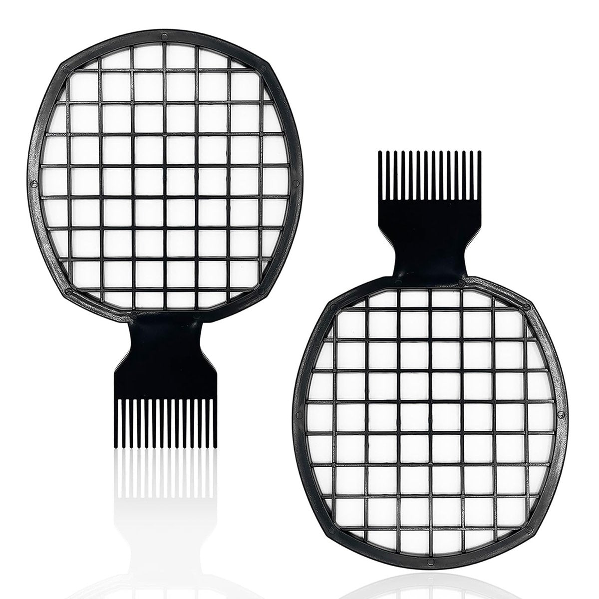 Kootinn 2Pcs Upgraded Twist Combs Hair Sponge Brush for Curls - Dual-Sided, Ergonomic, ABS Material, Lasts Over a Year - görsel 1