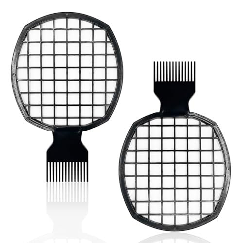 Kootinn 2Pcs Upgraded Twist Combs Hair Sponge Brush for Curls - Dual-Sided, Ergonomic, ABS Material, Lasts Over a Year - görsel 2
