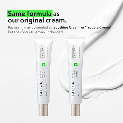 NOSCA9 Soothing Cream S - Soothing Barrier Cream with 5-Layer Ceramide Complex & Live Fresh Cica, For Sensitive & Irritated Skin, Korean Skincare (1.52 Fl Oz) Avelisse