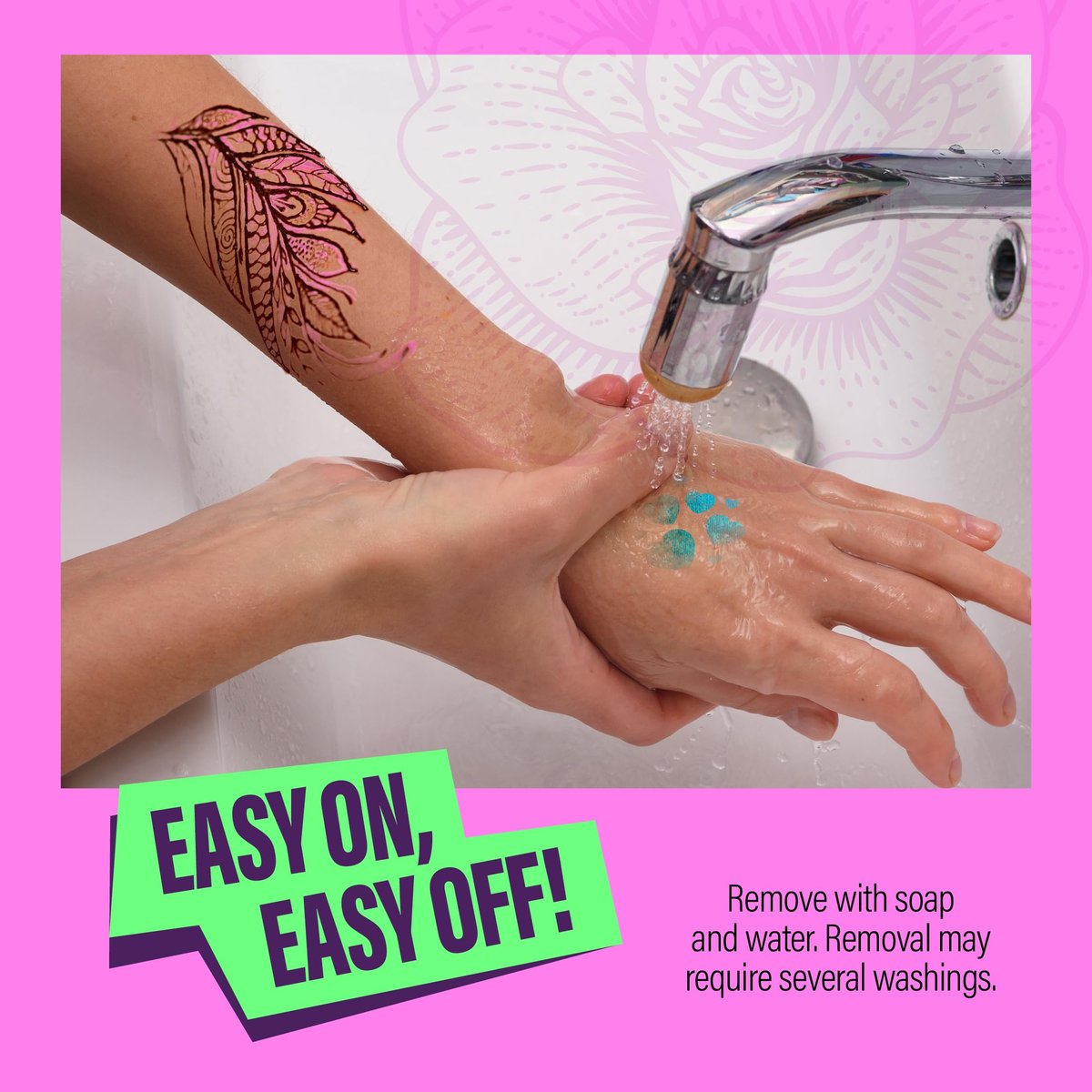 Pretty Me Temporary Tattoos Markers - Henna Body Art Kit for Girls & Adults - Skin-Safe Pens for Teen Gifts - Cool Birthday Ideas for Ages 12-18 Avelisse