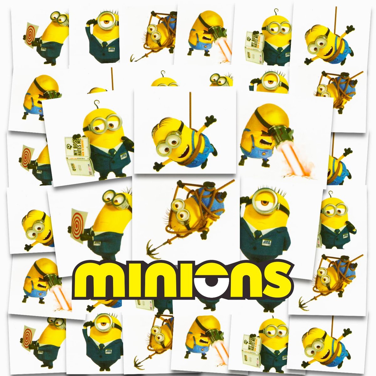 Minions Temporary Tattoos Party Favors Bundle - 72 Individual 2x2 Inch Despicable Me Tattoos for Kids, Boys, Girls - Minions Party Supplies - görsel 1