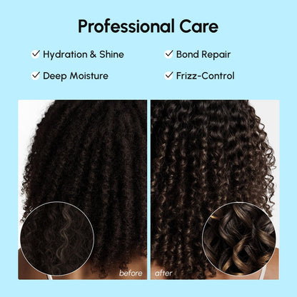 MAREE Hair Serum for Frizzy Dry Hair – Styling Capsules with Keratin, Argan Oil, Vitamins A E B5 – UV & Heat Protectant Frizz Control Serum for Women – Aceite Para el Cabello Treatment Avelisse