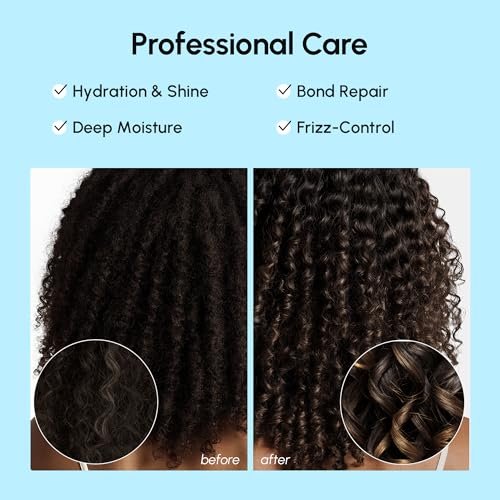 MAREE Hair Serum for Frizzy Dry Hair 2 Pack – Keratin & Argan Oil Styling Capsules with Vitamins A, E, B5 – UV & Heat Protectant Frizz Control for Women – Aceite para el Cabello Avelisse