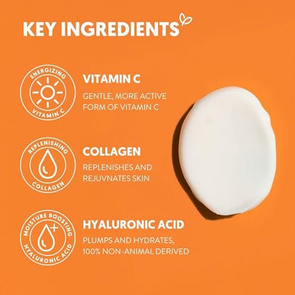 By Nature Face Night Cream - Vitamin C + Collagen PM Moisturizing Facial Lotion for Women, 2 Oz Avelisse