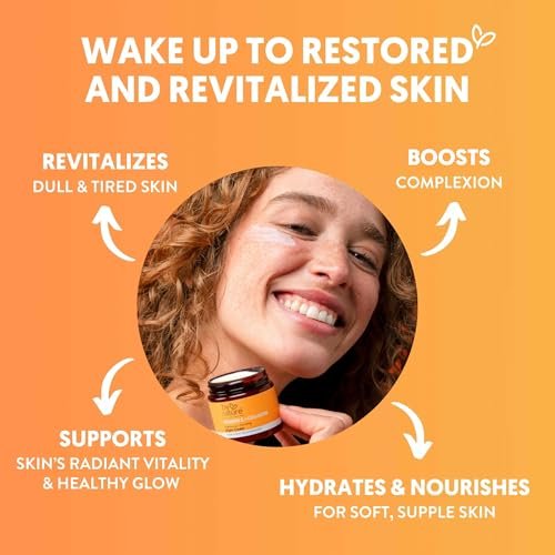 By Nature Face Night Cream - Vitamin C + Collagen PM Moisturizing Facial Lotion for Women, 2 Oz Avelisse