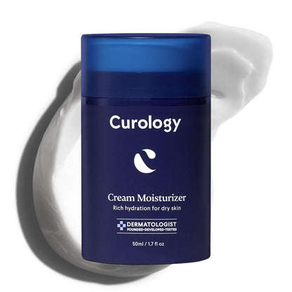 Curology Cream Moisturizer - Rich Hydrating Face Lotion for Dry Skin with Shea Butter and Hyaluronic Acid, 1.7 fl oz
