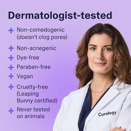 Curology Cream Moisturizer - Rich Hydrating Face Lotion for Dry Skin with Shea Butter and Hyaluronic Acid, 1.7 fl oz