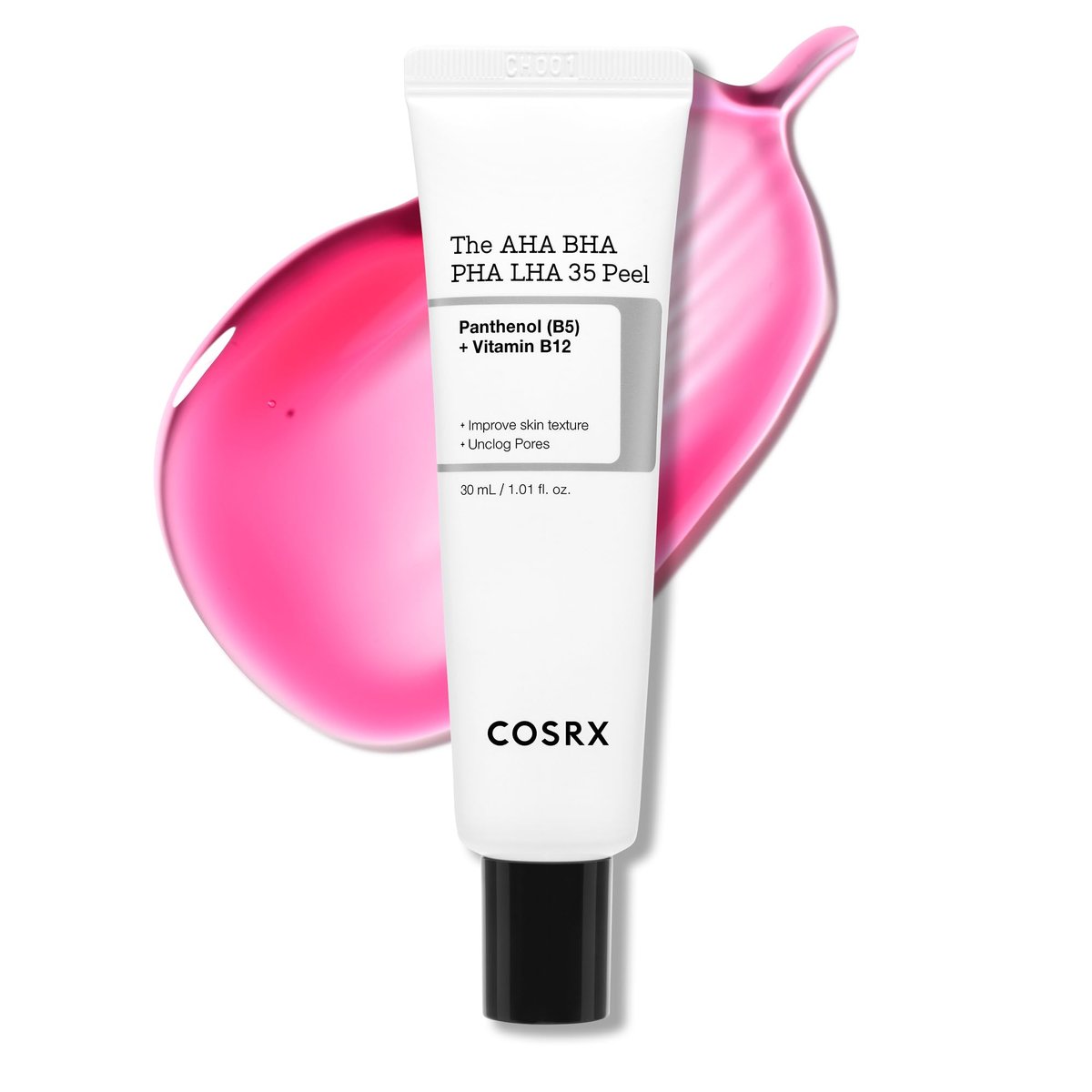 COSRX AHA BHA PHA LHA 35% Peel – Chemical Exfoliating Peeling Gel for Dull, Rough, Oily Skin, 1.01 fl. oz / 30 ml Avelisse