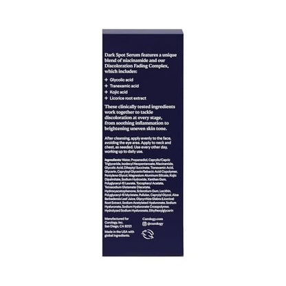 Curology Dark Spot Facial Serum – Discoloration Fading Serum for Post Acne Marks and Sunspots, 1 fl oz Avelisse