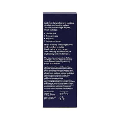 Curology Dark Spot Facial Serum – Discoloration Fading Serum for Post Acne Marks and Sunspots, 1 fl oz Avelisse
