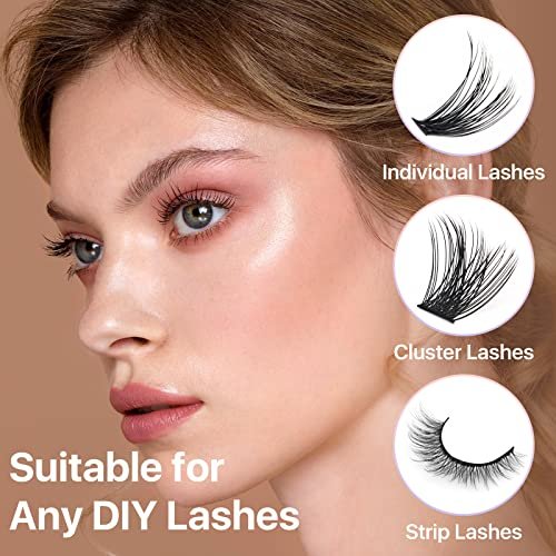 Miuffue Eyelash Glue - Latex-Free Lash Bond and Seal for Sensitive Eyes, Strong Hold 48 Hours - görsel 10