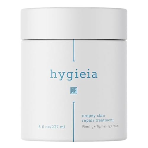 Hygieia + Crepey Skin Full Body Moisturizing & Firming Cream – Tighten & Smooth Crepey Skin - Anti-Aging Moisturizer with Hyaluronic Acid, AHAs & Natural Oils, 8 oz Avelisse