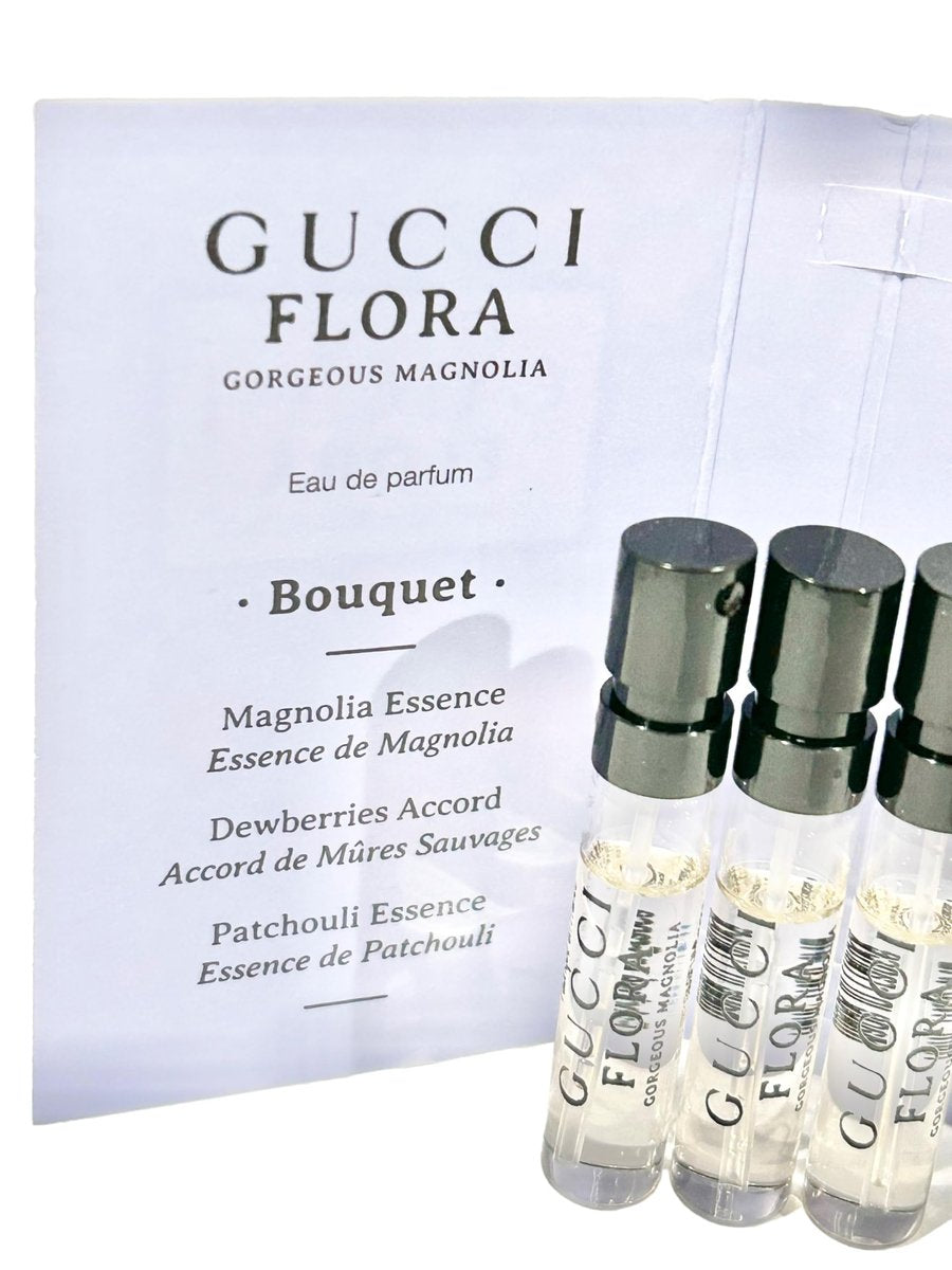 Gucci Flora Gorgeous Magnolia Eau de Parfum Sample Set - 3 x 1.5 ml / 0.05 oz Travel Sprays - görsel 8