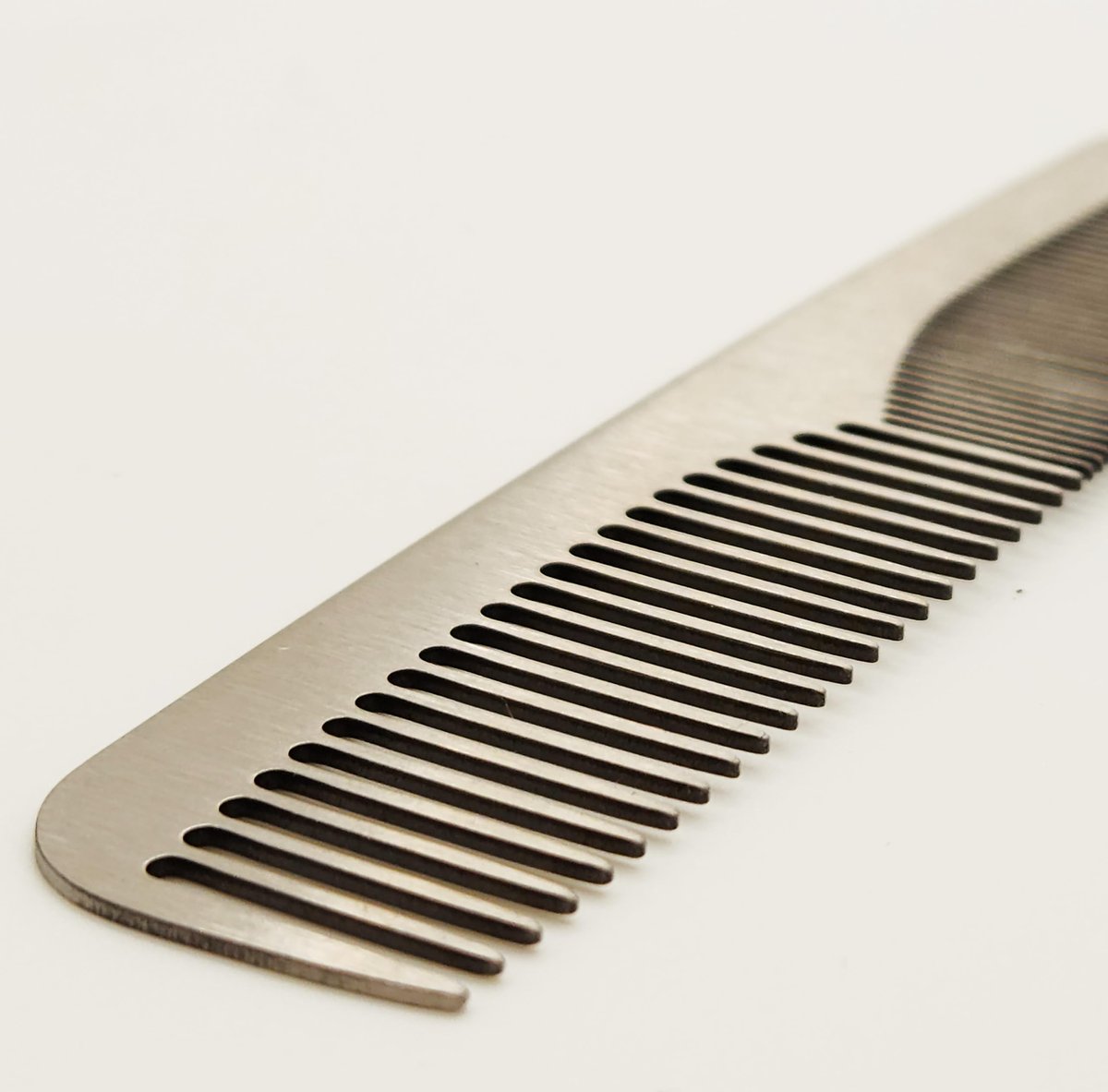 Stainless Steel Comb for Men – 5 Inch Travel Size Barber Grooming Comb - görsel 5