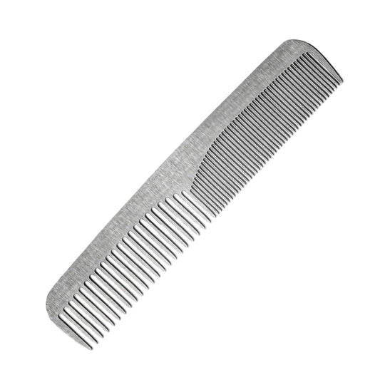 Stainless Steel Comb for Men – 5 Inch Travel Size Barber Grooming Comb