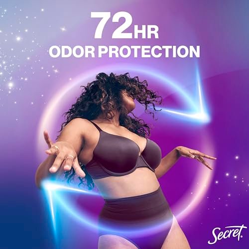 Secret Whole Body Deodorant Cream for Women, Peach & Vanilla Blossom Scent, Aluminum Free Deodorant, 72 HR Odor Protection, 3.0 oz - görsel 10