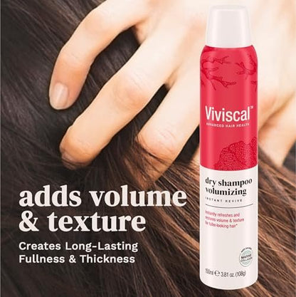 Viviscal Volumizing Dry Shampoo – Refresh Hair, Absorb Oil & Add Texture Between Washes (5.07 Fl Oz) Avelisse