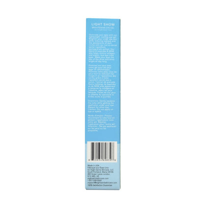 Eight Saints Light Show Brightening Eye Gel – Anti-Aging Cooling Eye Gel with Peptides, MSM & Hyaluronic Acid to Reduce Puffiness, Wrinkles & Calm Under Eye Skin (0.5 oz) Avelisse
