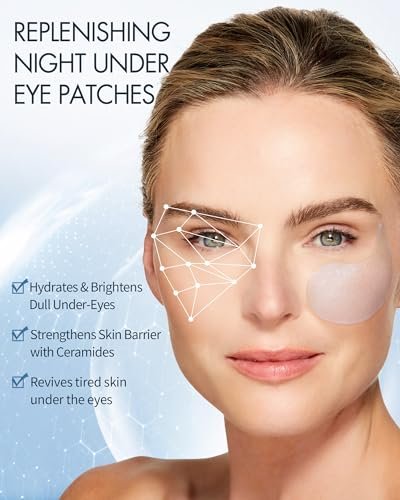 depology Replenish & Repair Under Eye Patches for Puffy Eyes and Wrinkles (60 Patches) – Hydrating Eye Gel Pads with Ceramides and Hyaluronic Acid for All Skin Types Avelisse