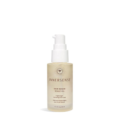 INNERSENSE Organic Beauty Natural Hair Renew Scalp Oil - Non-Toxic, Cruelty-Free Haircare, 1 fl oz Avelisse