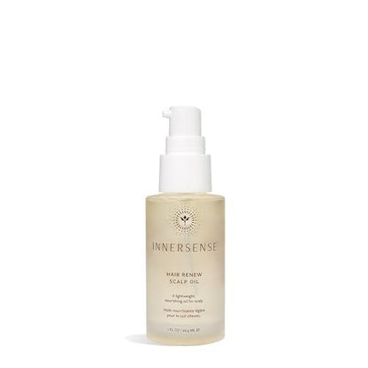 INNERSENSE Organic Beauty Natural Hair Renew Scalp Oil - Non-Toxic, Cruelty-Free Haircare, 1 fl oz Avelisse