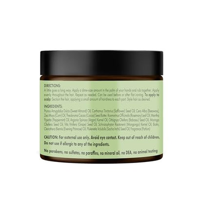 Mielle Organics Rosemary & Mint Hair Pomade - Conditioning Natural Hair Moisturizer for Scalp Health, Wave Definition, and Shine (5 oz)