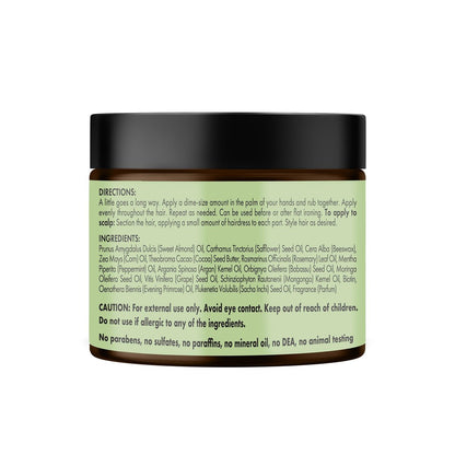 Mielle Organics Rosemary & Mint Hair Pomade - Conditioning Natural Hair Moisturizer for Scalp Health, Wave Definition, and Shine (5 oz)