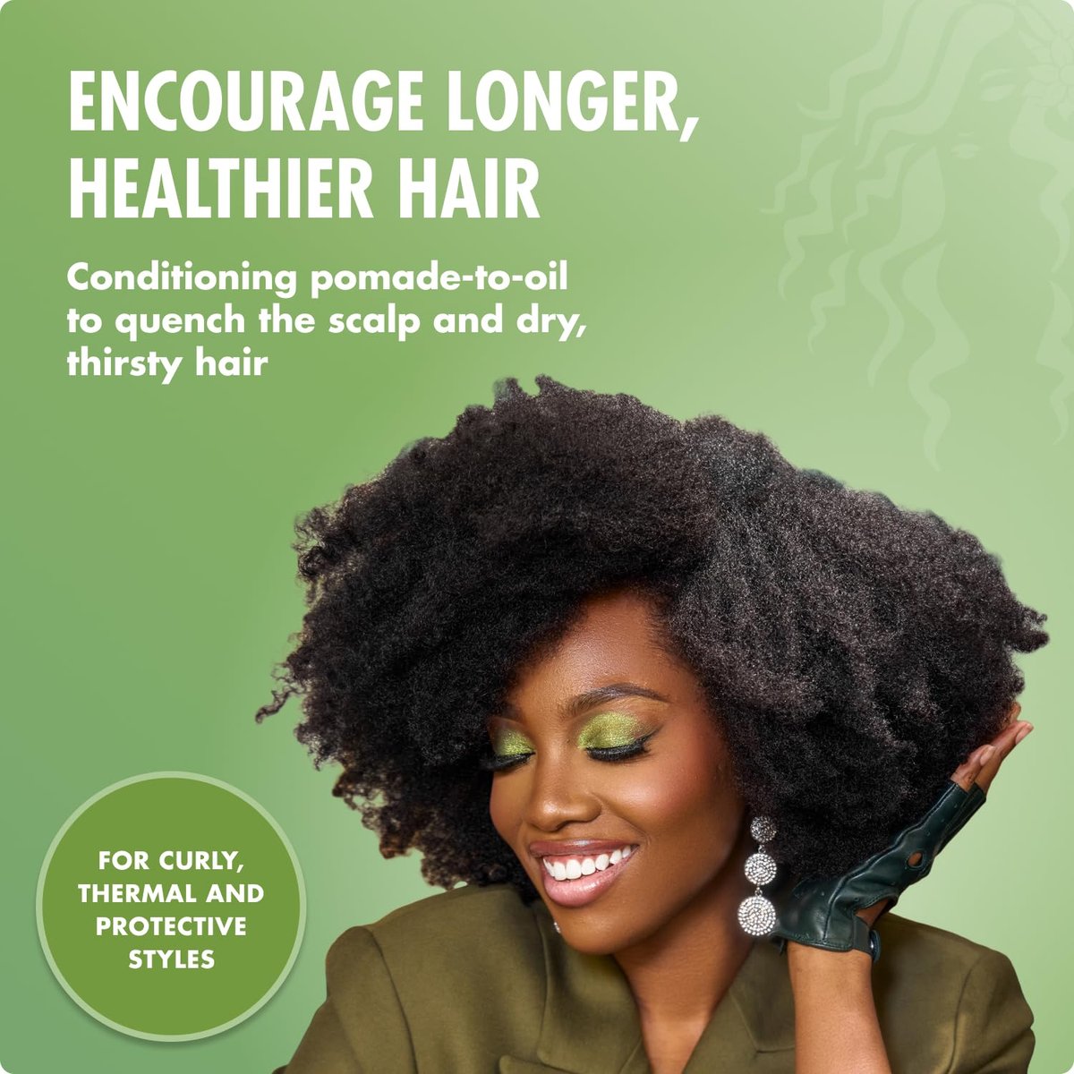 Mielle Organics Rosemary & Mint Hair Pomade - Conditioning Natural Hair Moisturizer for Scalp Health, Wave Definition, and Shine (5 oz) - görsel 5