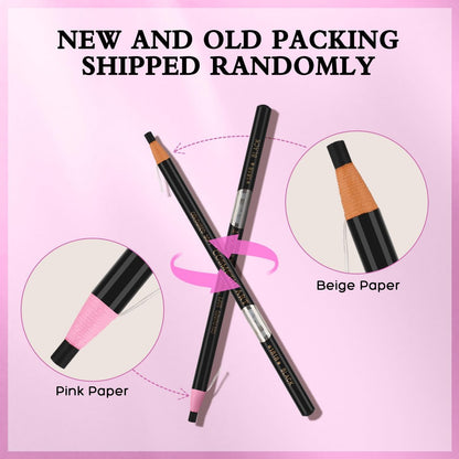 QUEEJOY Brow Mapping Kit – Complete Eyebrow Shaping Set with String, Ruler Stickers, Concealer, Brushes, Razor, and Sharpener Avelisse