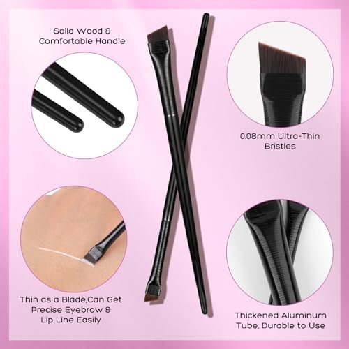 QUEEJOY Brow Mapping Kit – Complete Eyebrow Shaping Set with String, Ruler Stickers, Concealer, Brushes, Razor, and Sharpener Avelisse