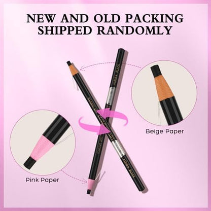 QUEEJOY Brow Mapping Kit – Complete Eyebrow Shaping Set with String, Ruler Stickers, Concealer, Brushes, Razor, and Sharpener Avelisse