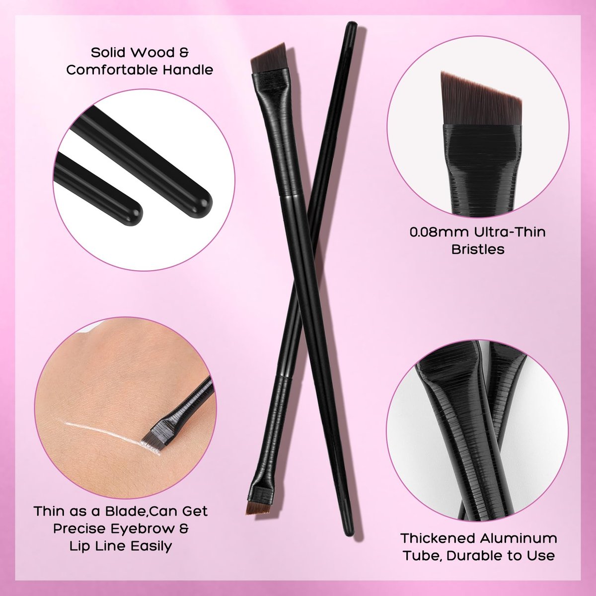 QUEEJOY Brow Mapping Kit – Complete Eyebrow Shaping Set with String, Ruler Stickers, Concealer, Brushes, Razor, and Sharpener Avelisse