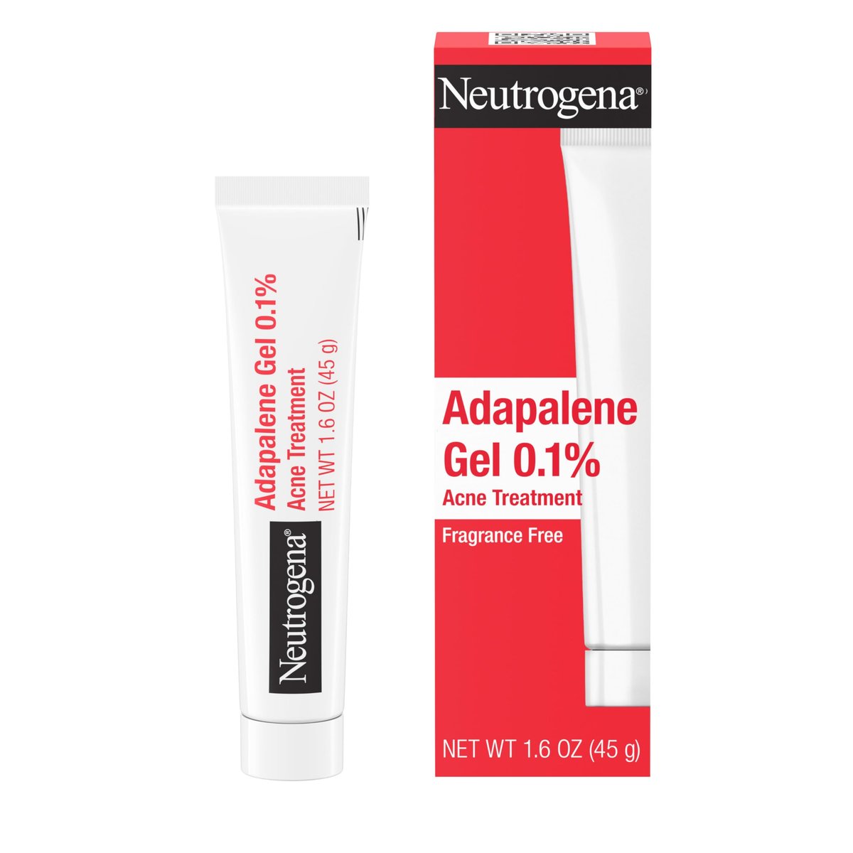 Neutrogena 0.1% Adapalene Gel Acne Treatment - Daily Retinoid for Clear Skin, Oil & Fragrance-Free, 1.6 oz Avelisse