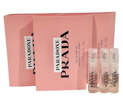 Prada Paradoxe Eau de Parfum Sample Vial Set of 3 - 1.2 ml / 0.04 oz Each Avelisse
