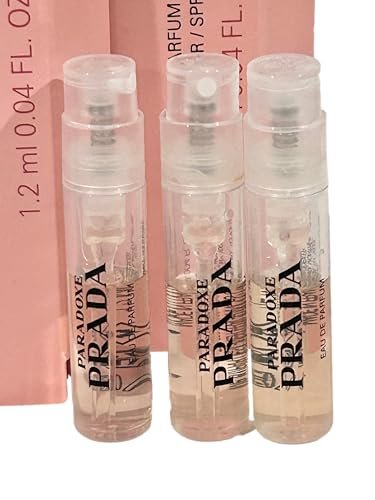Prada Paradoxe Eau de Parfum Sample Vial Set of 3 - 1.2 ml / 0.04 oz Each Avelisse