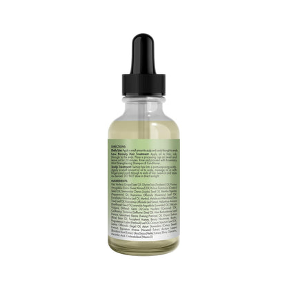Mielle Organics Rosemary & Mint Light Hair Oil - Split Ends & Dry Scalp Treatment with Biotin & Essential Oils, 2 Oz