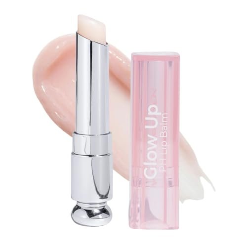 MCoBeauty Glow Up pH Lip Balm – Color Changing Tinted Lip Care with Sheer Pink Tint, Hydrating Moisturizer for Dry Lips, Glossy Buildable Finish, Vegan & Cruelty Free Lip Treatment (3g) Avelisse