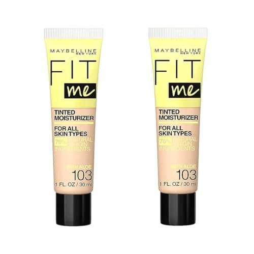 Maybelline New York Fit Me Tinted Moisturizer - 103 Fair (Pack of 2) - 1 Fl Oz Each - görsel 2
